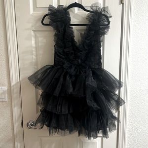 Cute tulle mini dress (never worn)